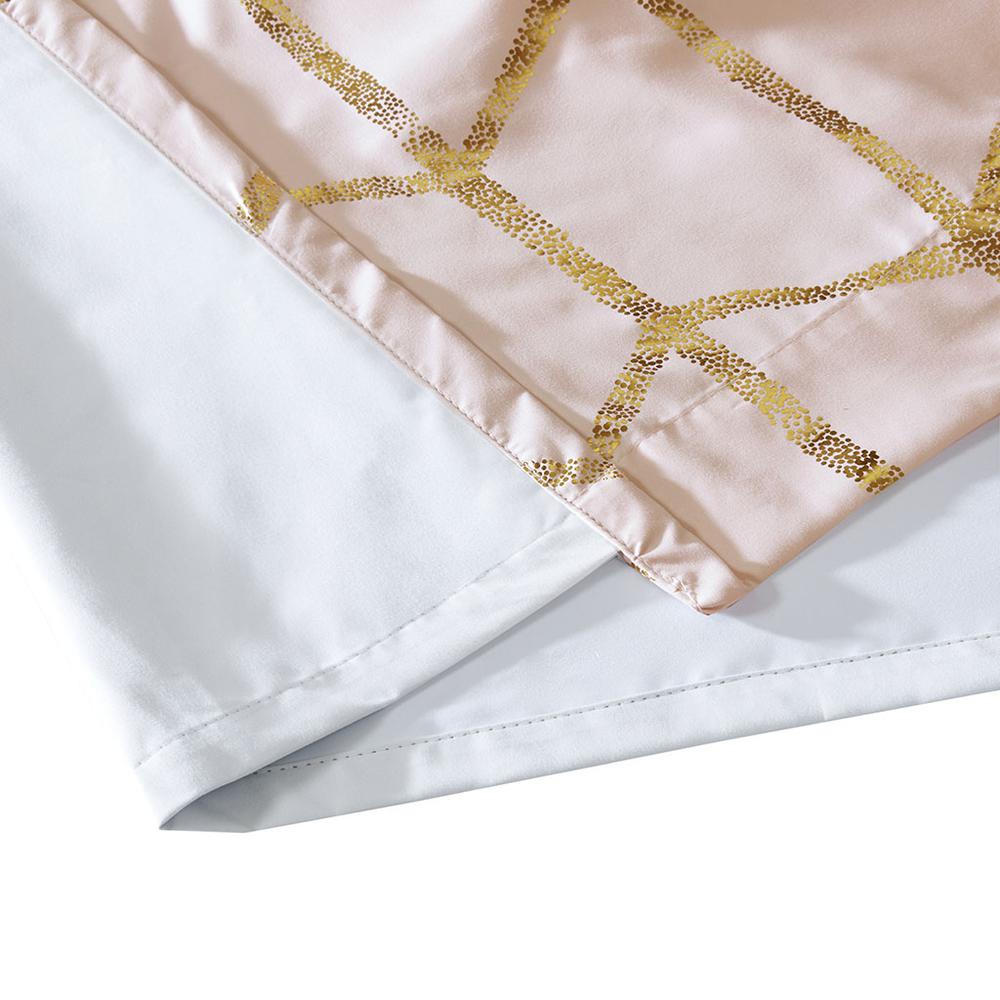 Enchanted Metallic Print Total Blackout Curtain Panel, Belen Kox