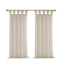 Rosette Tab Top Floral Window Panel, Belen Kox