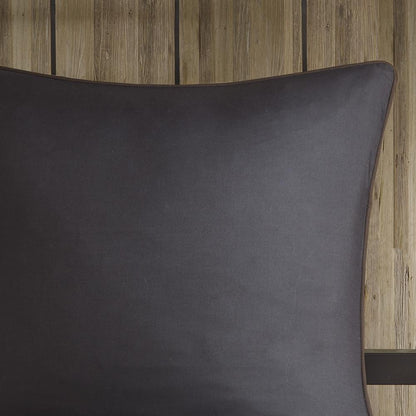 Bitter Creek Oversized Comforter Set, Grey/Brown color