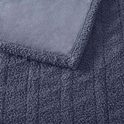 Dream Soft Heated Blanket, Navy color