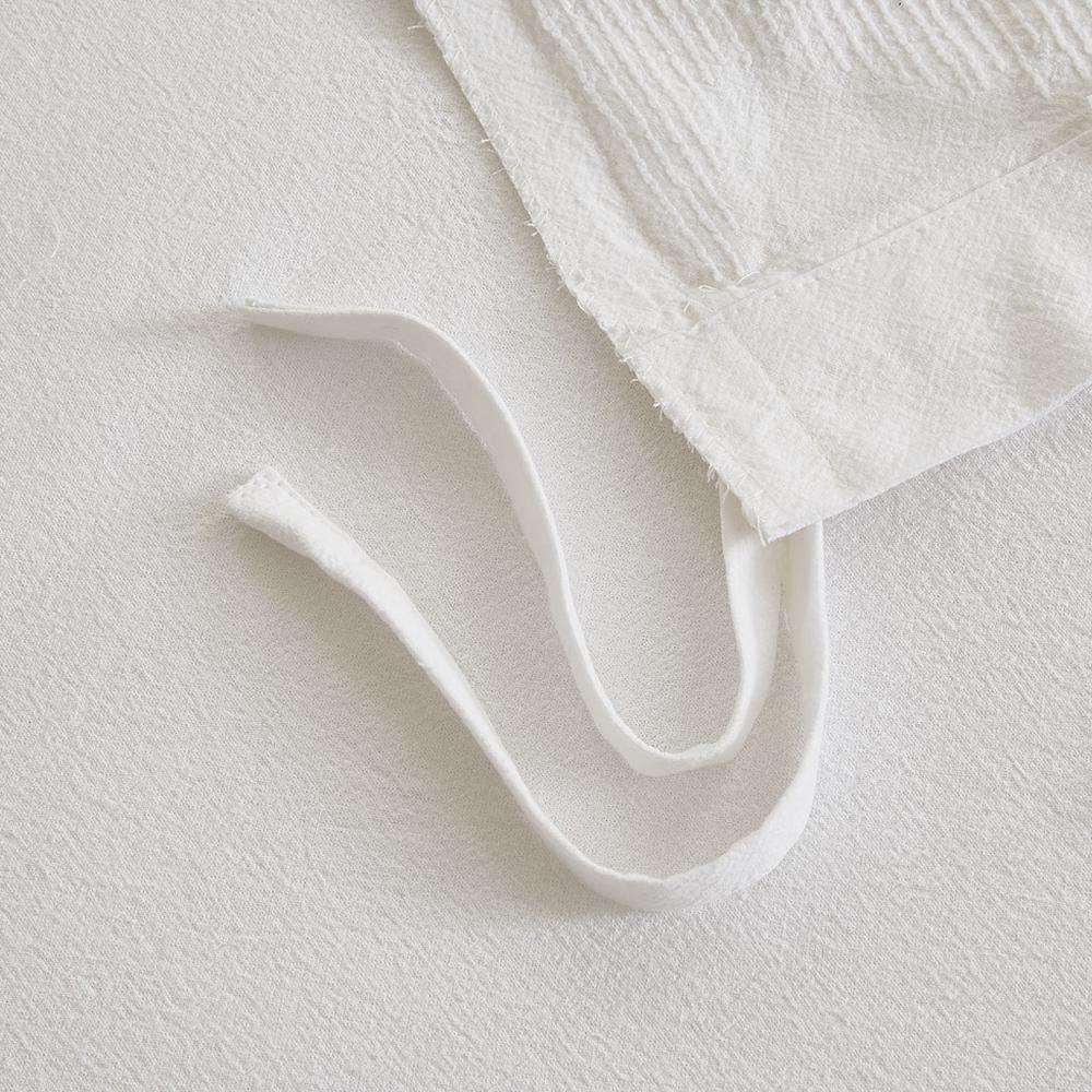 Coastal Palm Chenille 3-Piece Duvet Cover Set, Belen Kox