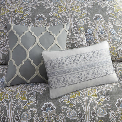 5 Piece Cotton Duvet Cover Set
