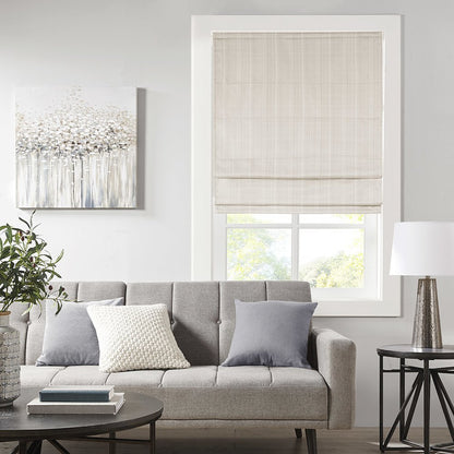 Galen Basketweave Cordless Roman Shade Collection