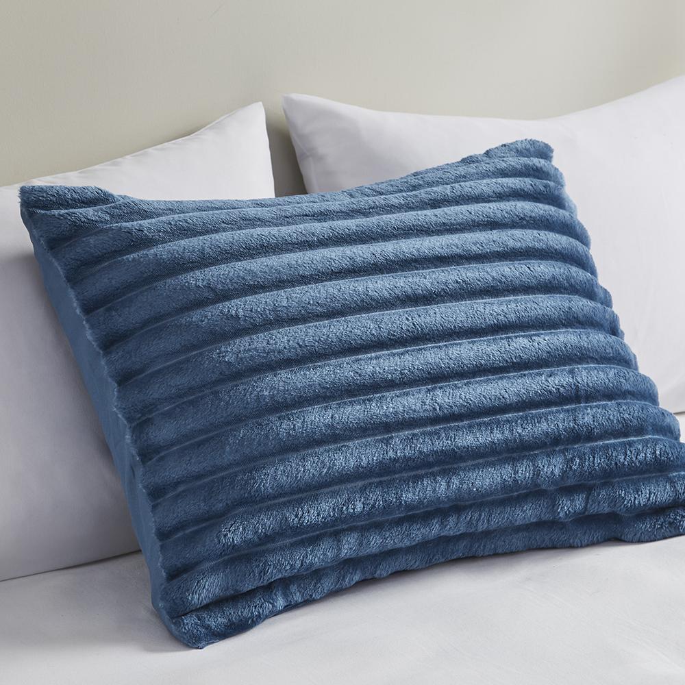 2 Piece Corded Plush Comforter Set