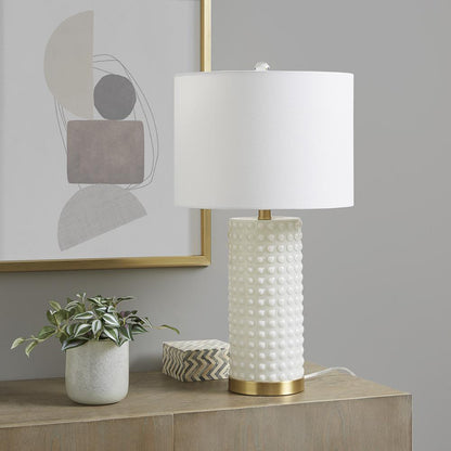 Textured Dot Table Lamp