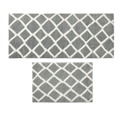 Bittman Reversible High Pile Tufted Bath Rug