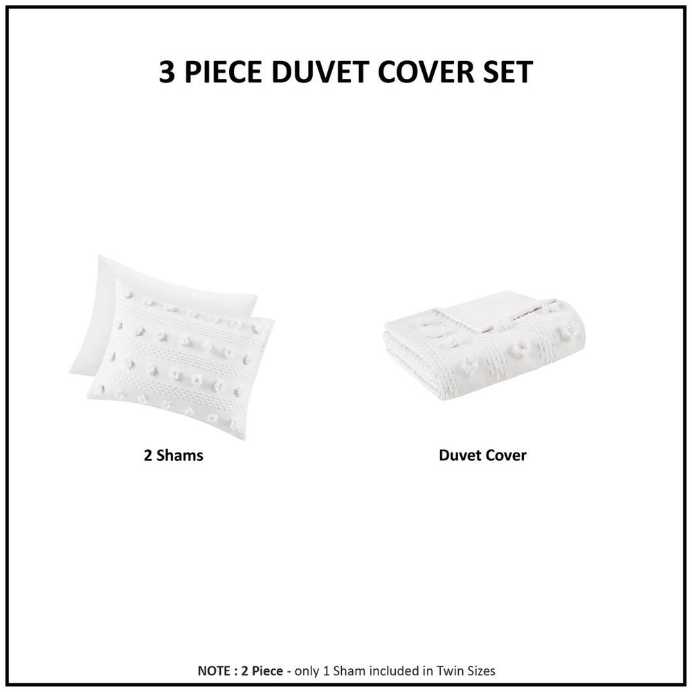 Clip Jacquard Duvet Cover Set