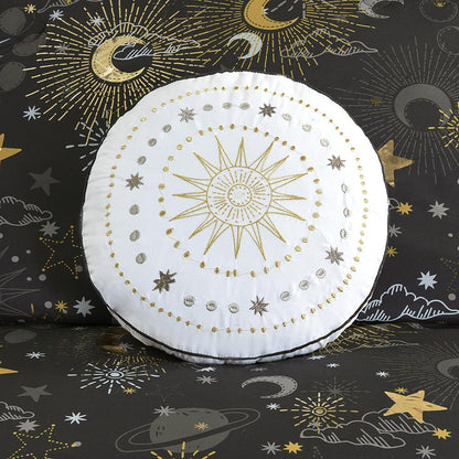 Starry Sky Metallic Comforter Set with Throw Pillow