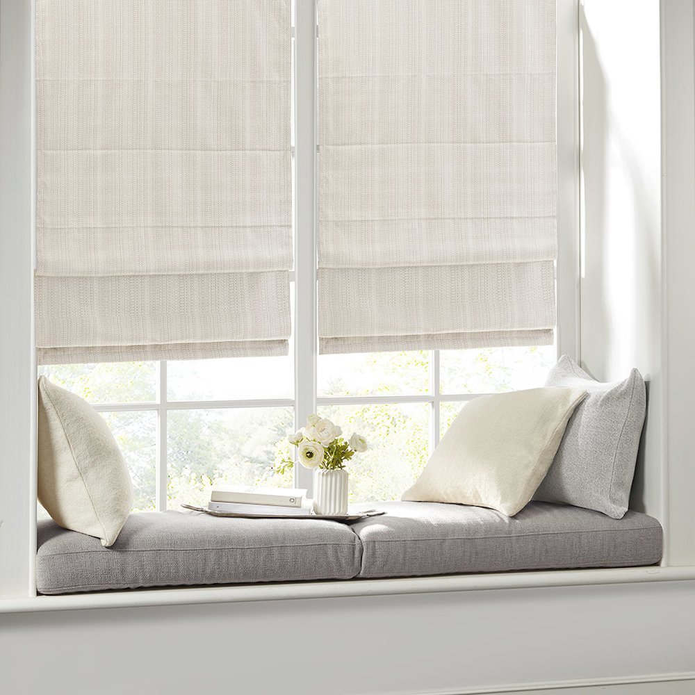 Galen Basketweave Cordless Roman Shade Collection