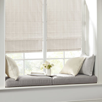 Galen Basketweave Cordless Roman Shade Collection