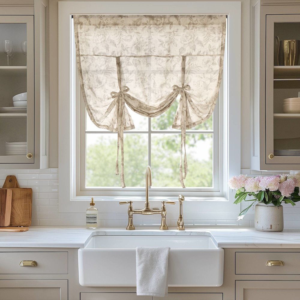 Lana Floral Window Panel