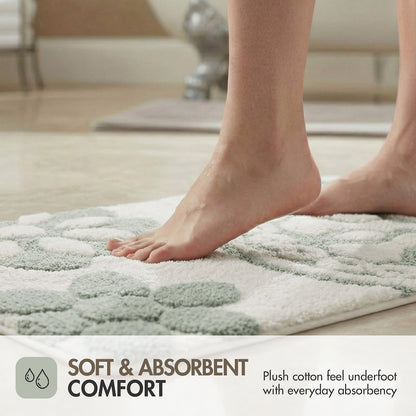 Casablanca Medallion Cotton Tufted Bath Rug