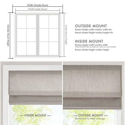 Mira Cordless Roman Shade