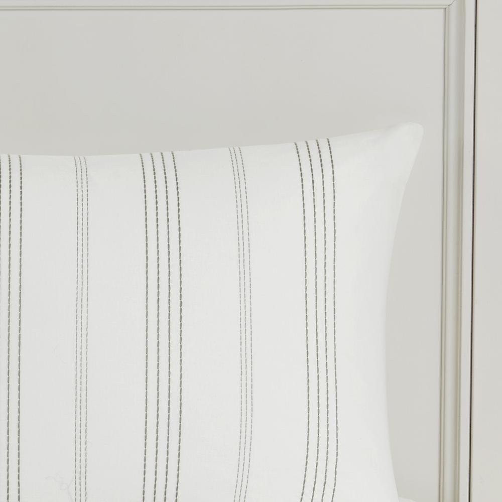 6 Piece Cotton Jacquard Oversized Comforter Set