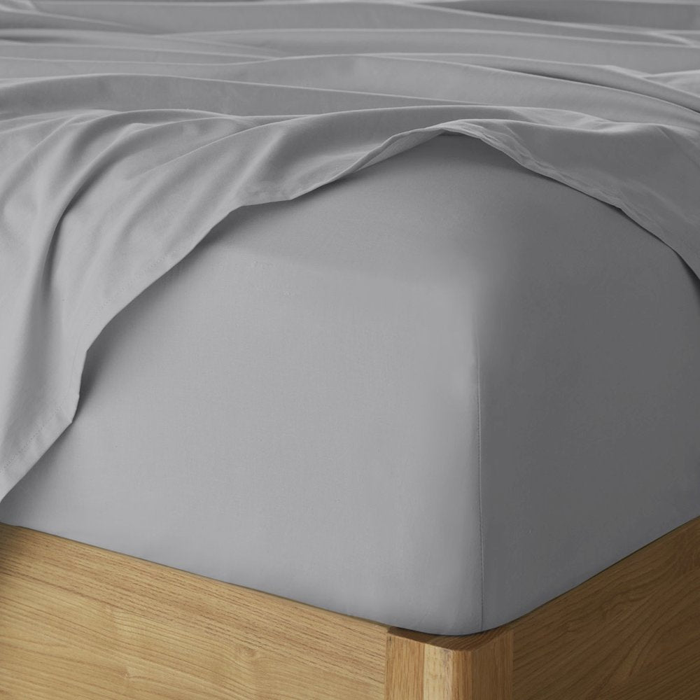Cotton 144TC 100% Cotton Solid Sheet Set, Dark Gray color