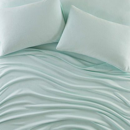 Micro Fleece Sheet Set in Aqua