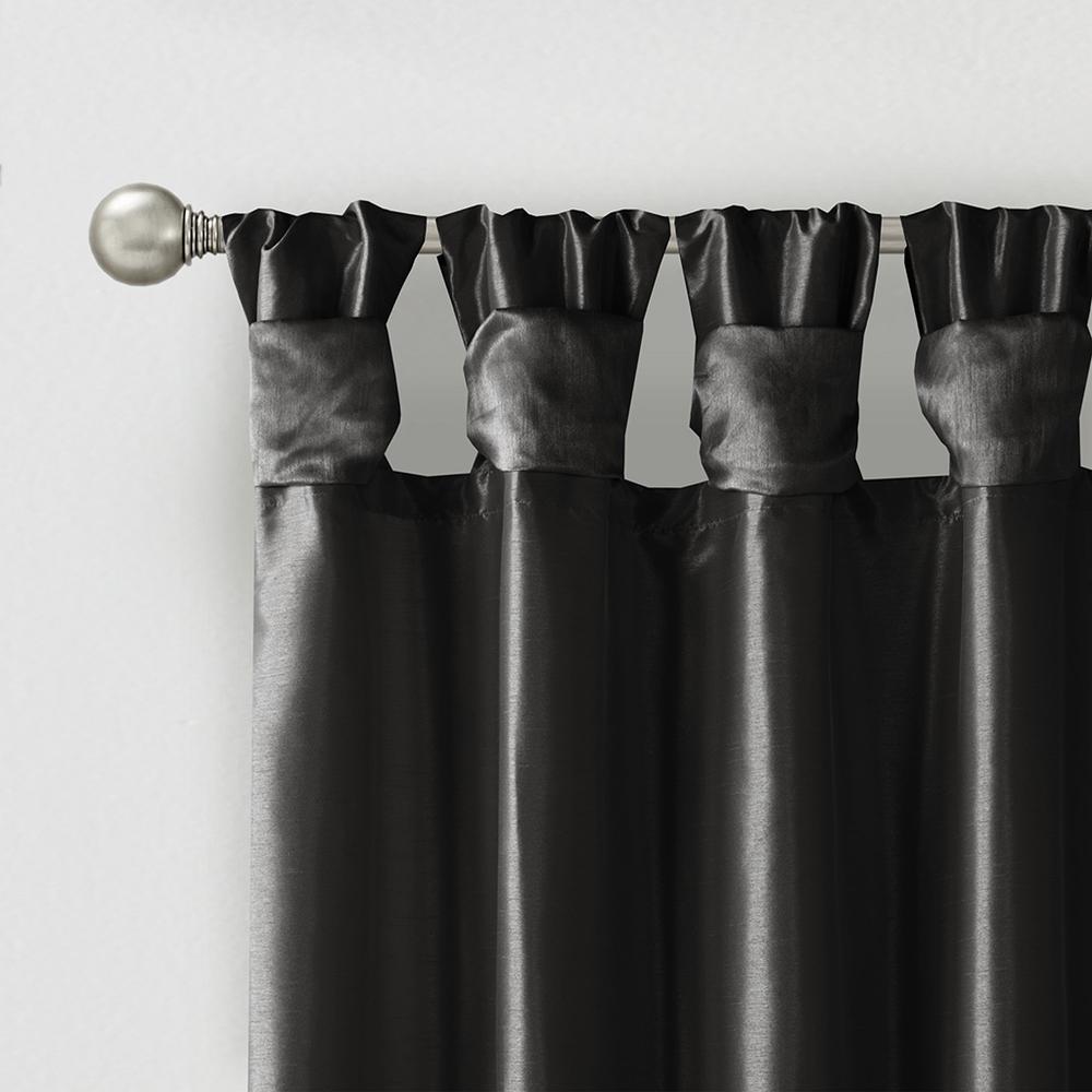 Twist Tab Total Blackout Window Curtain Panel