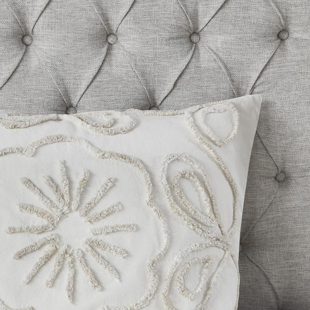 3 Piece Tufted Cotton Chenille  Coverlet Set