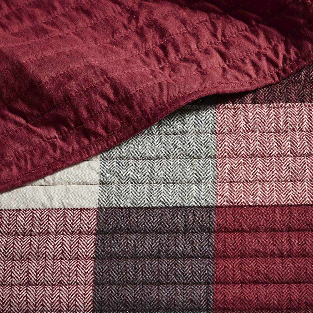 Ridge 6 Piece Reversible Plaid Daybed Cover Set