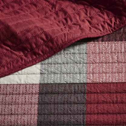 Ridge 6 Piece Reversible Plaid Daybed Cover Set