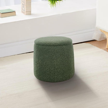 Round Storage Ottoman