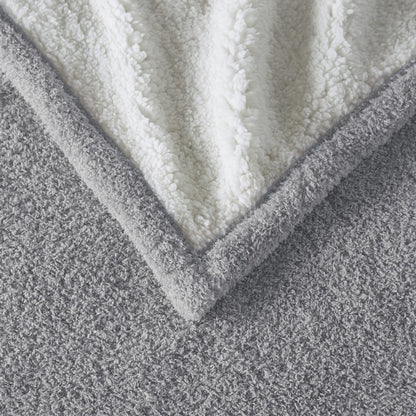Amira Dream Soft Heated Throw in Grey