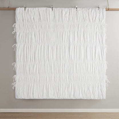 Mia Comforter Set, White color