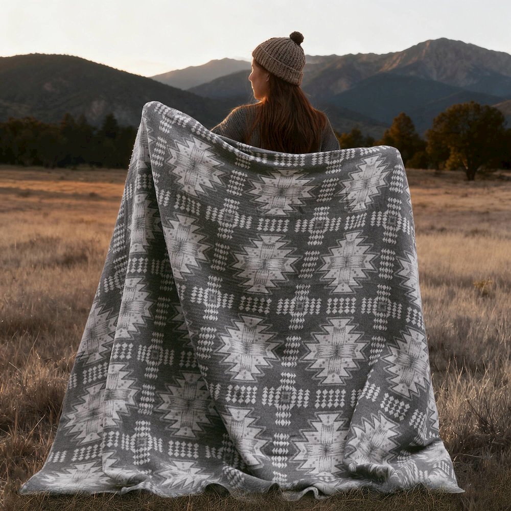 Alberta Cotton Blend Blanket