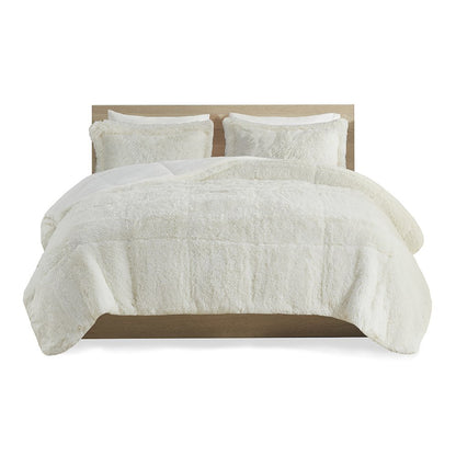 Malea Shaggy Faux Fur Comforter Mini Set