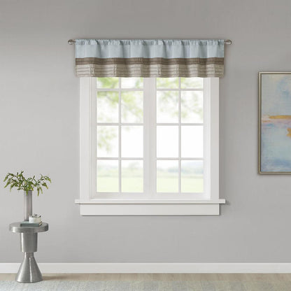 Polyoni Pintuck Window Valance