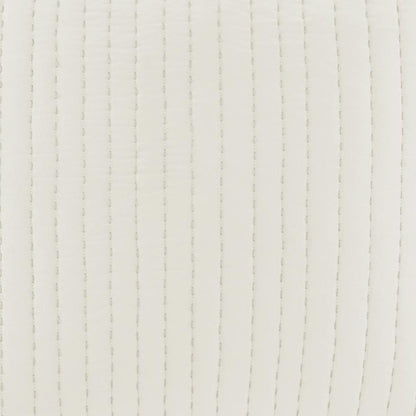 Camila Cotton Quilted Euro Sham, White color