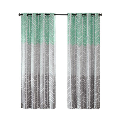 Printed Total Blackout Curtain Panel