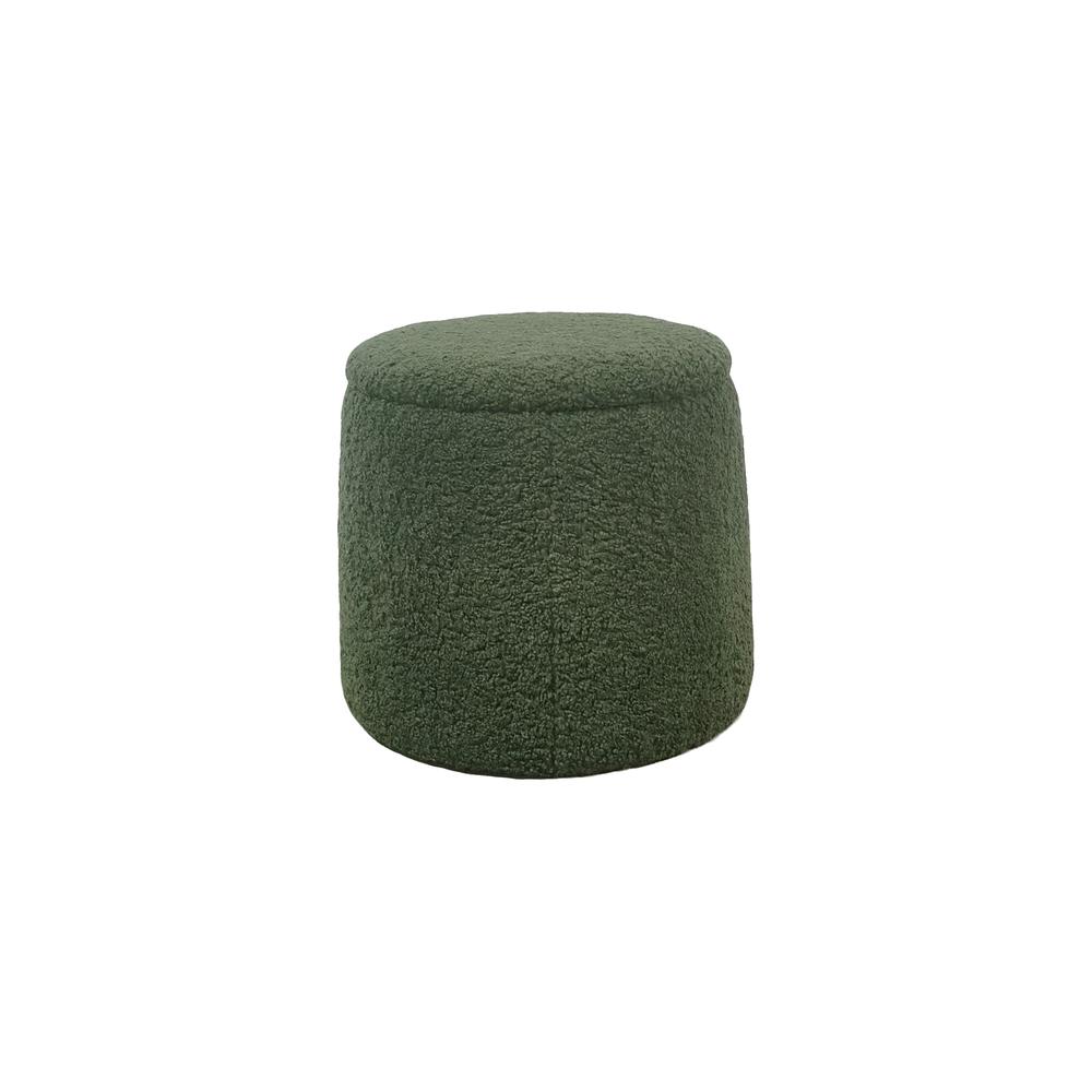 Round Storage Ottoman