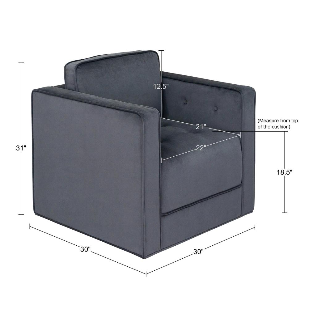 360 Degree Upholstered Swivel Chair