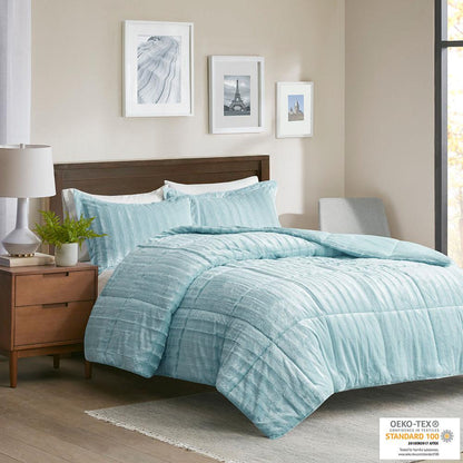 Faux Fur Comforter Mini Set
