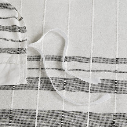 5 Piece Cotton Jaquard Duvet Set