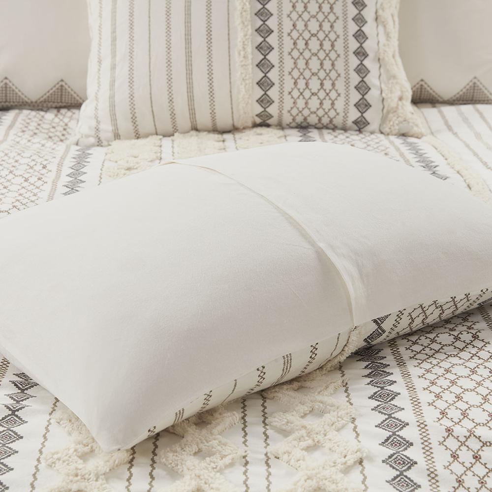 Imani Geometric Print Cotton Duvet Cover Set, Belen Kox