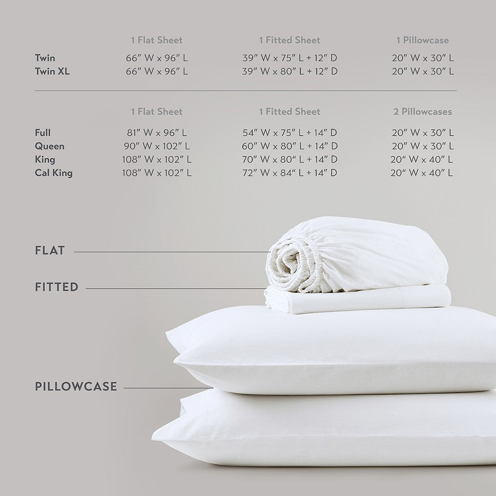 Cotton 144TC 100% Cotton Solid Sheet Set, White color