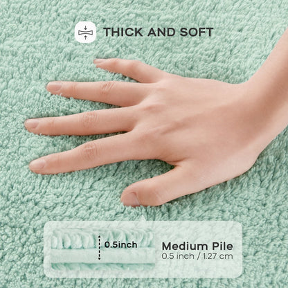 100% Cotton Tufted 3000 GSM Reversible Bath Rug