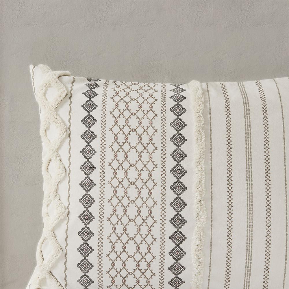 Imani Geometric Print Cotton Duvet Cover Set, Belen Kox