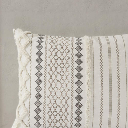 Imani Geometric Print Cotton Duvet Cover Set, Belen Kox