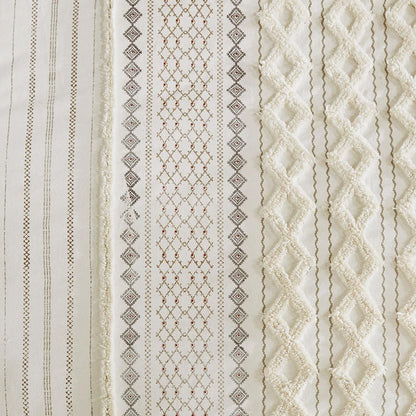 Imani Geometric Print Cotton Duvet Cover Set, Belen Kox