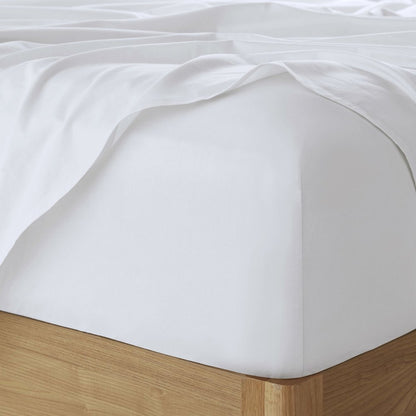 Cotton 144TC 100% Cotton Solid Sheet Set, White color