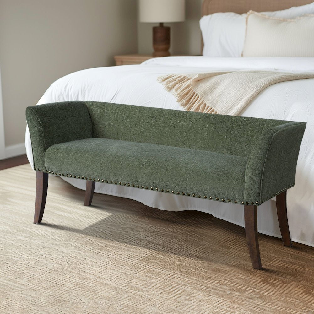Welburn Accent Bench in Green Color