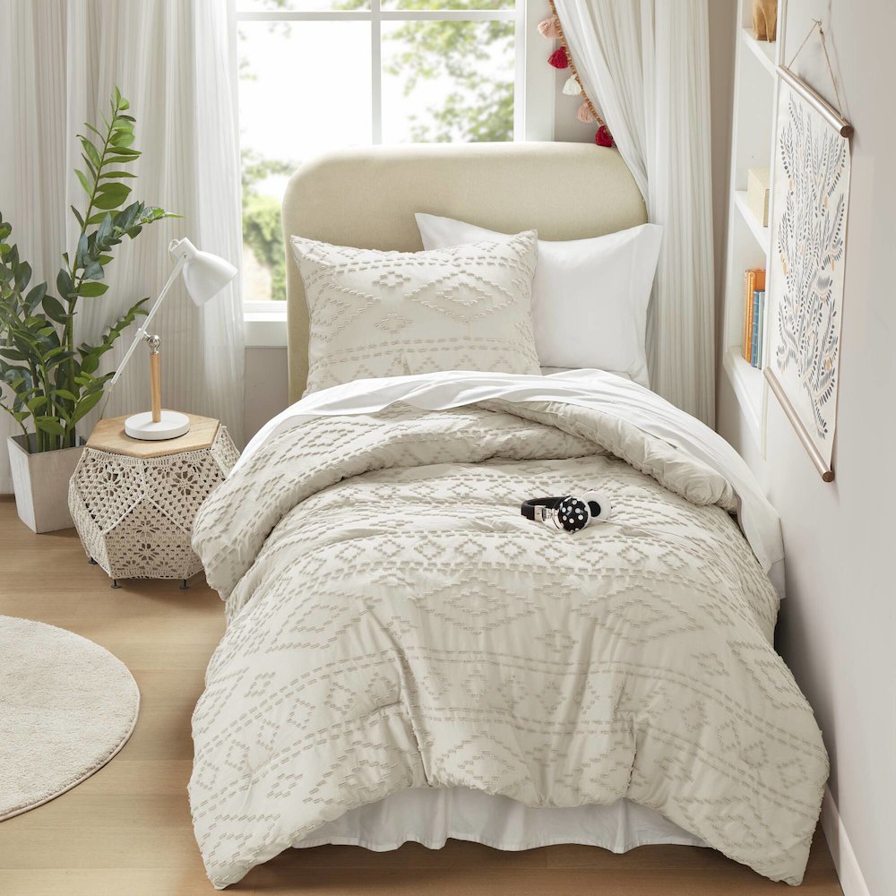 Gigi Comforter Mini Set, Beige color