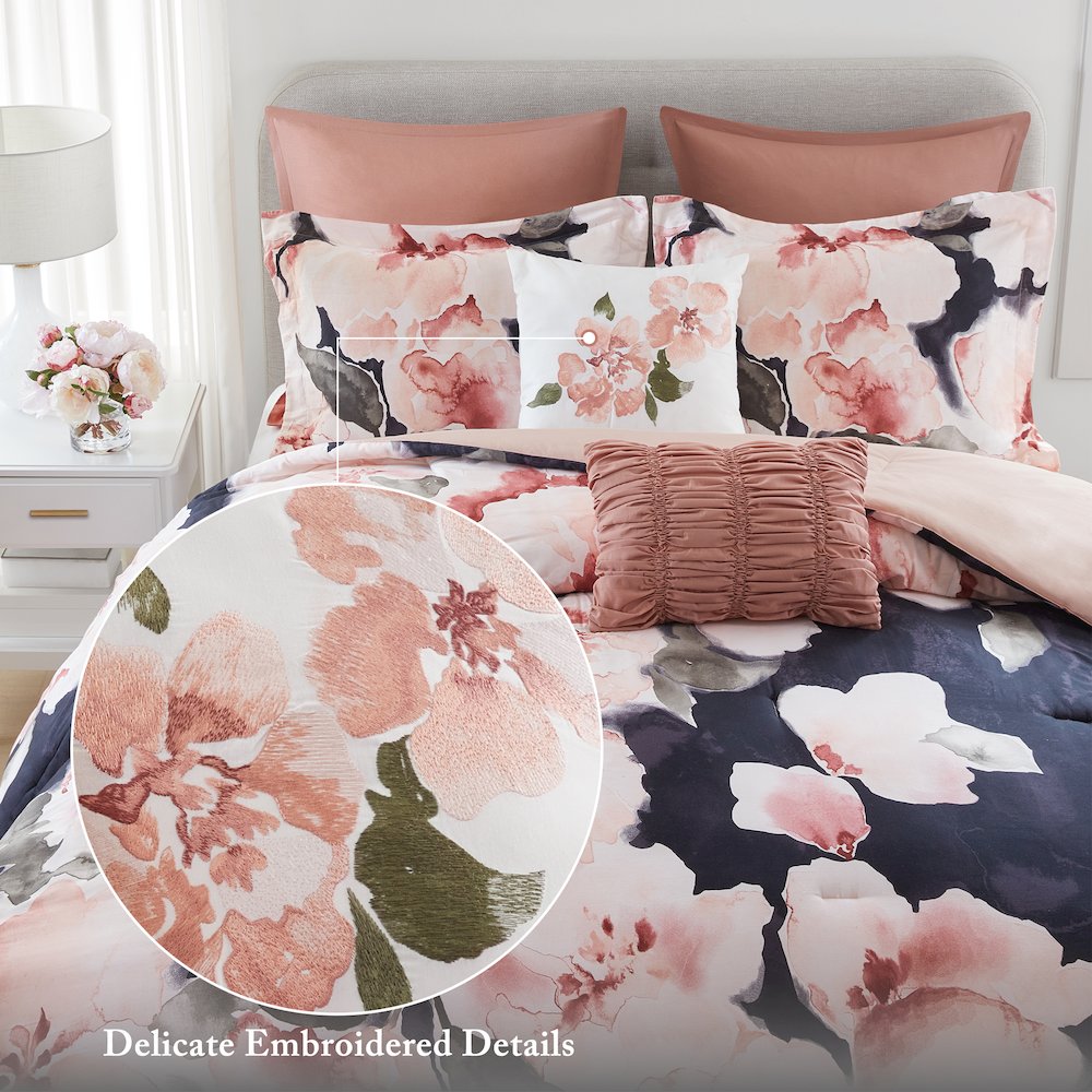 Shanti 7pcs Printed Comforter set