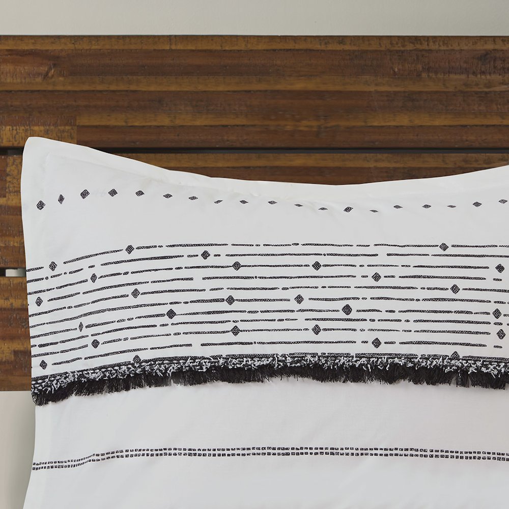 Cotton Printed Comforter Set with Trims