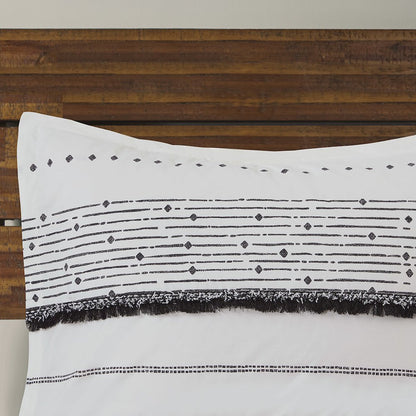 Cotton Printed Comforter Set with Trims