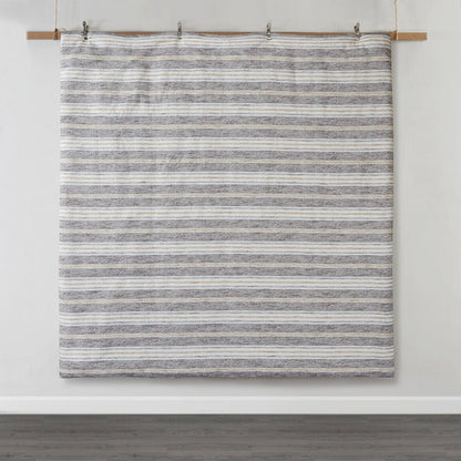 Oversized Chenille Jacquard Striped Comforter Set with Euro Shams