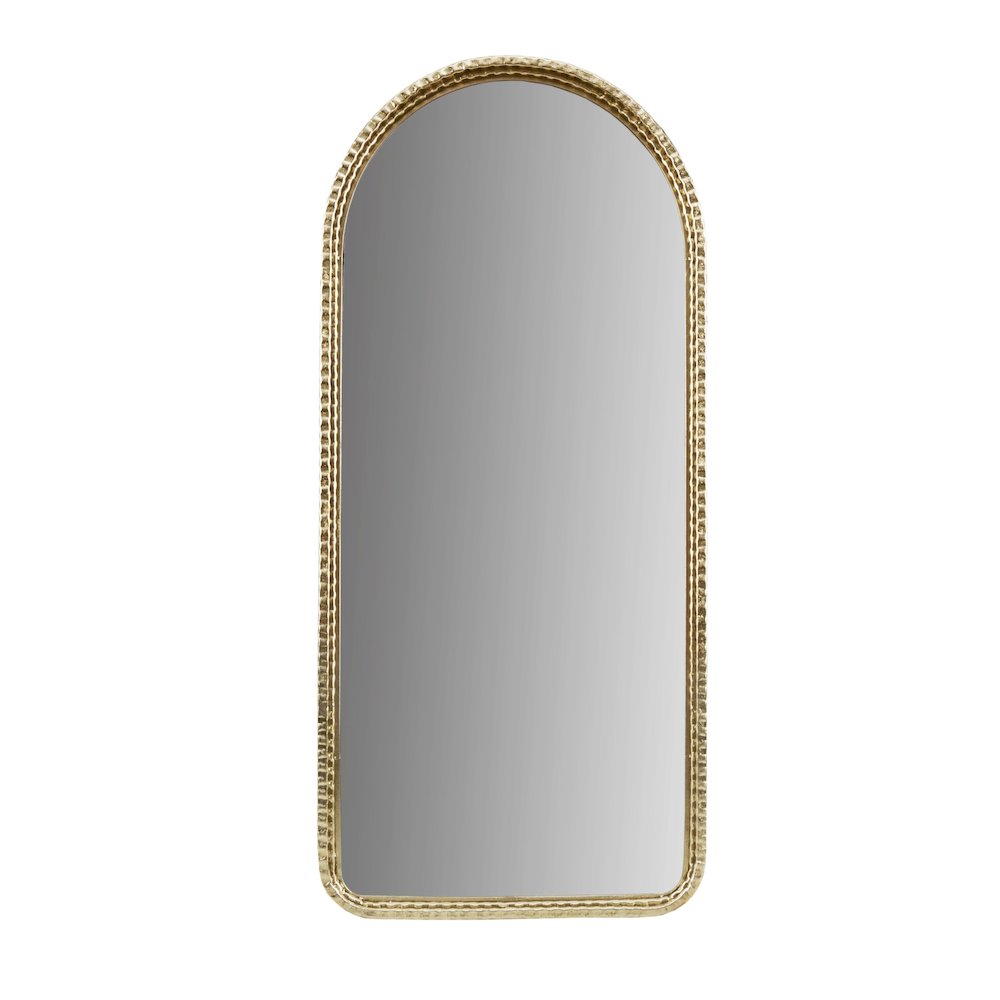Gold Metal Arch Wall Mirror